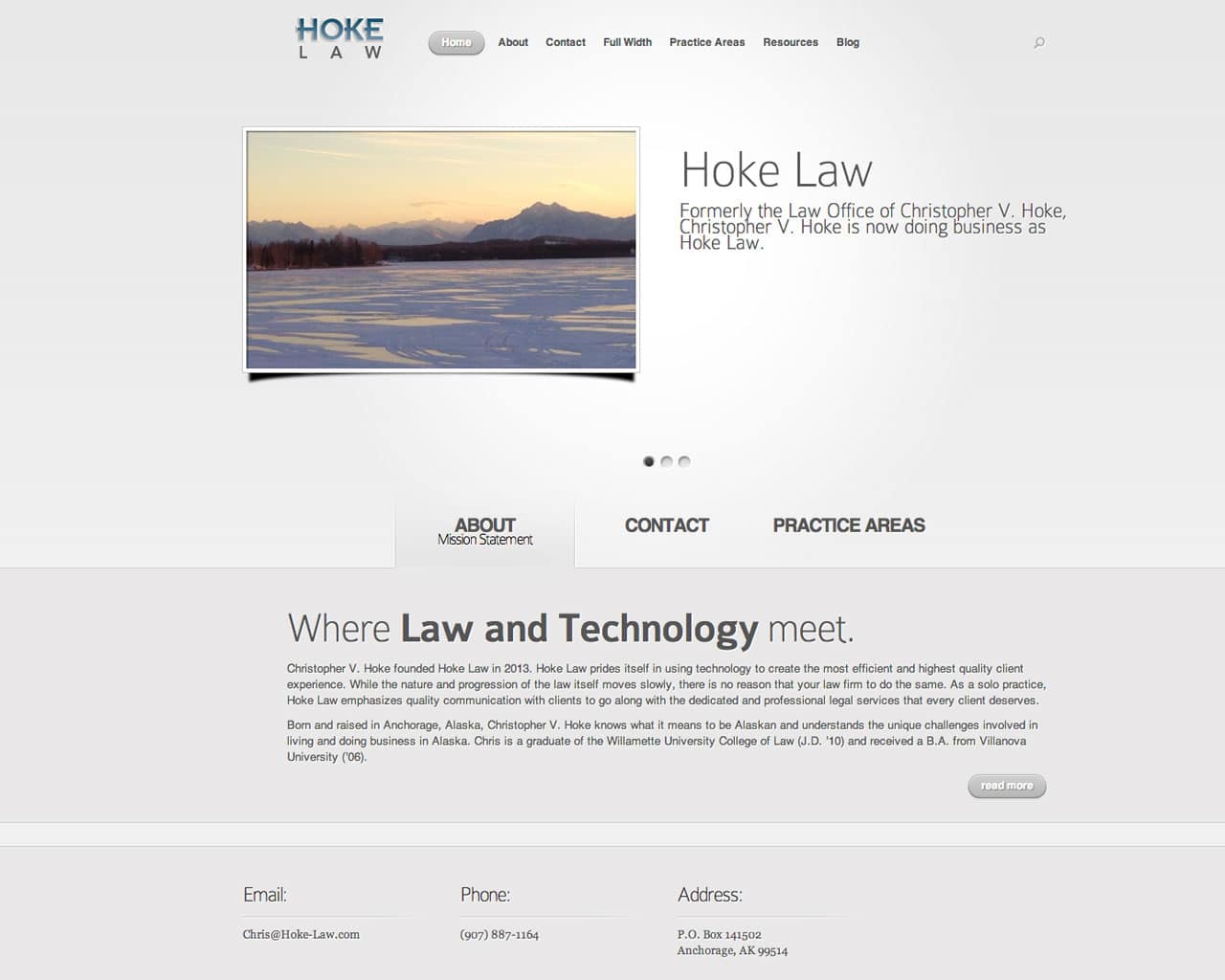 Hoke Law website