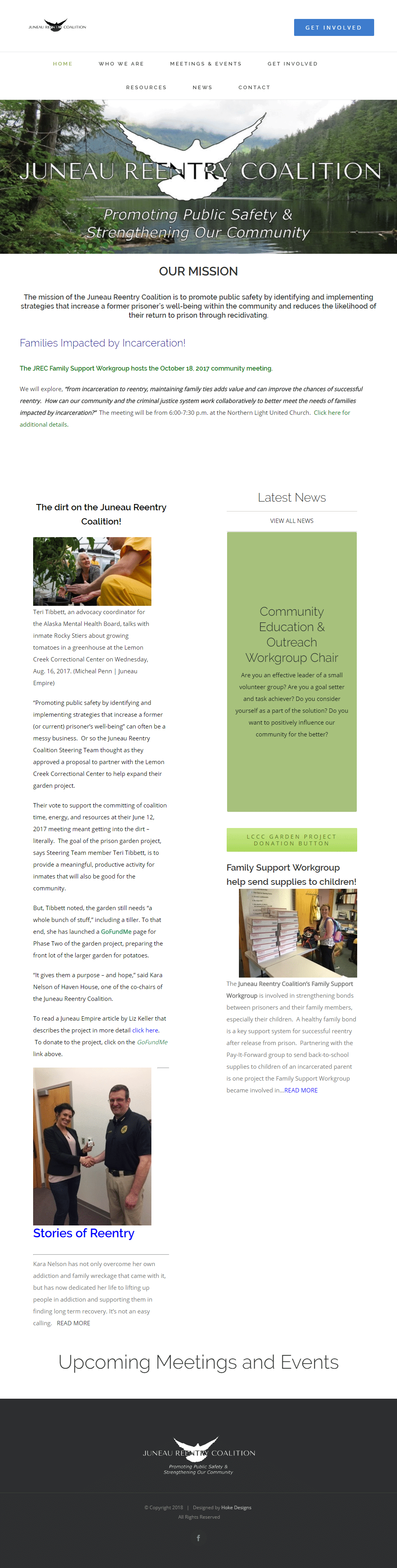 Reentry coalition promotes public safety, community strengthening & prisoner reintegration.