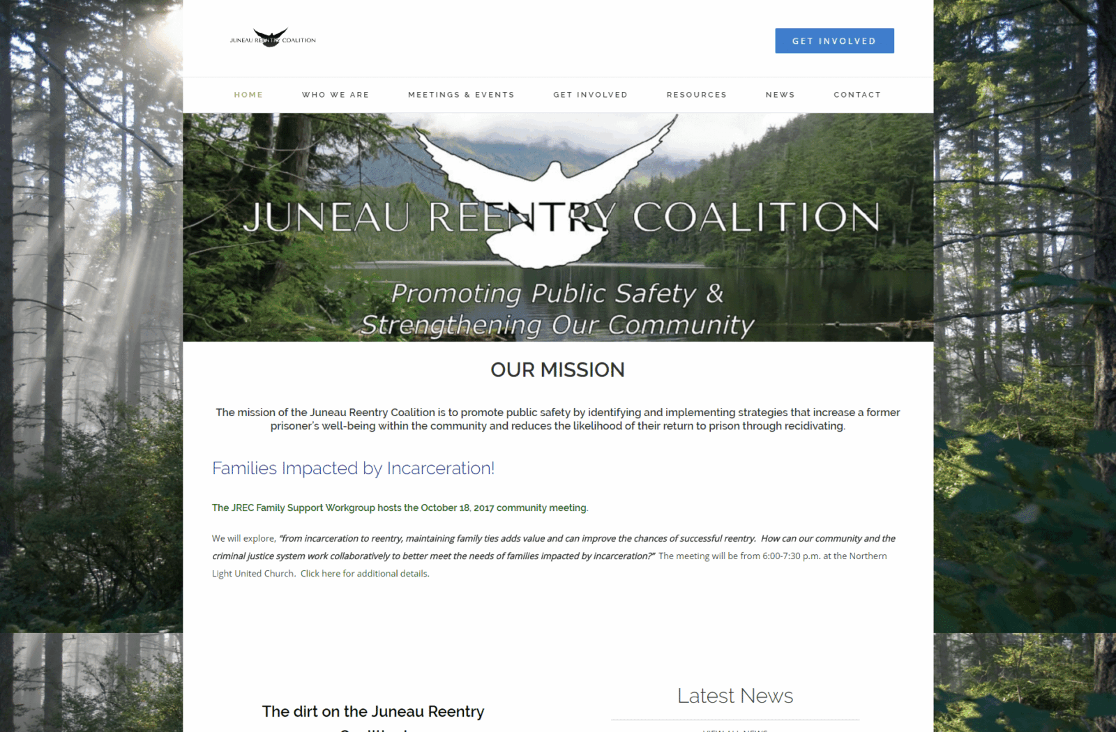 Juneau Reentry Coalition website
