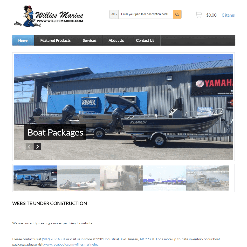 Wide selection of boat packages with Yamaha and Volvo Penta engines at Willies Marine.