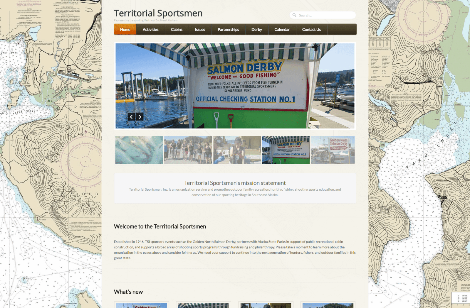 Territorial Sportsmen website