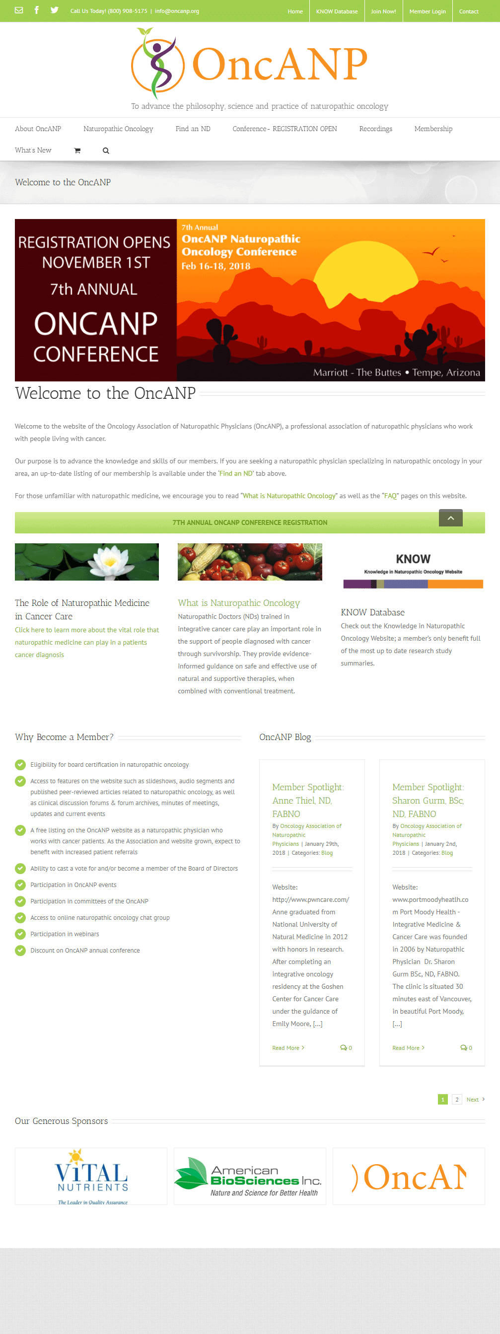 Naturopathic oncology focused on cancer care and research at OncANP. Join the upcoming conference today.
