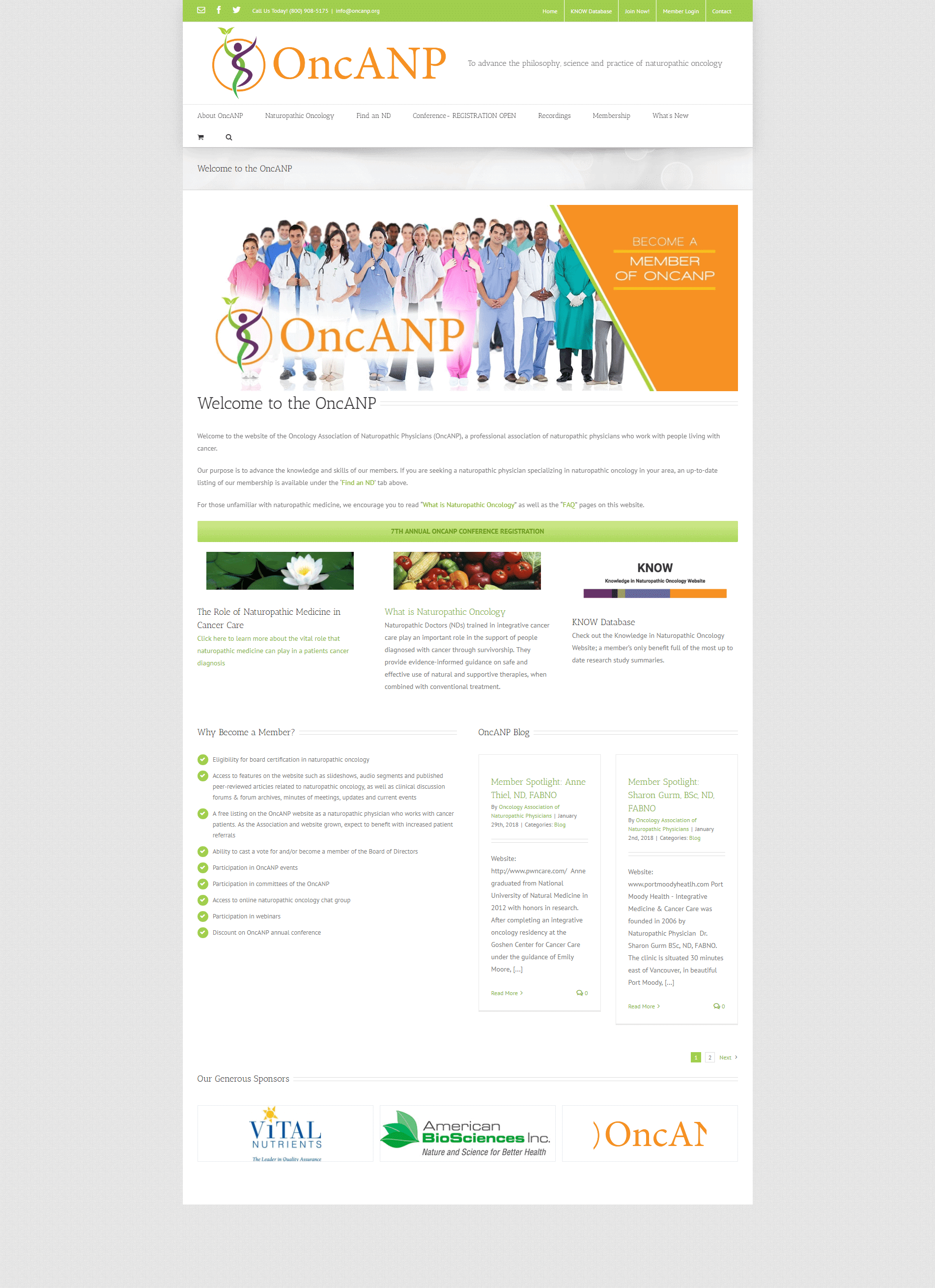 Naturopathic doctors specializing in cancer care and integrative treatments at OncANP.