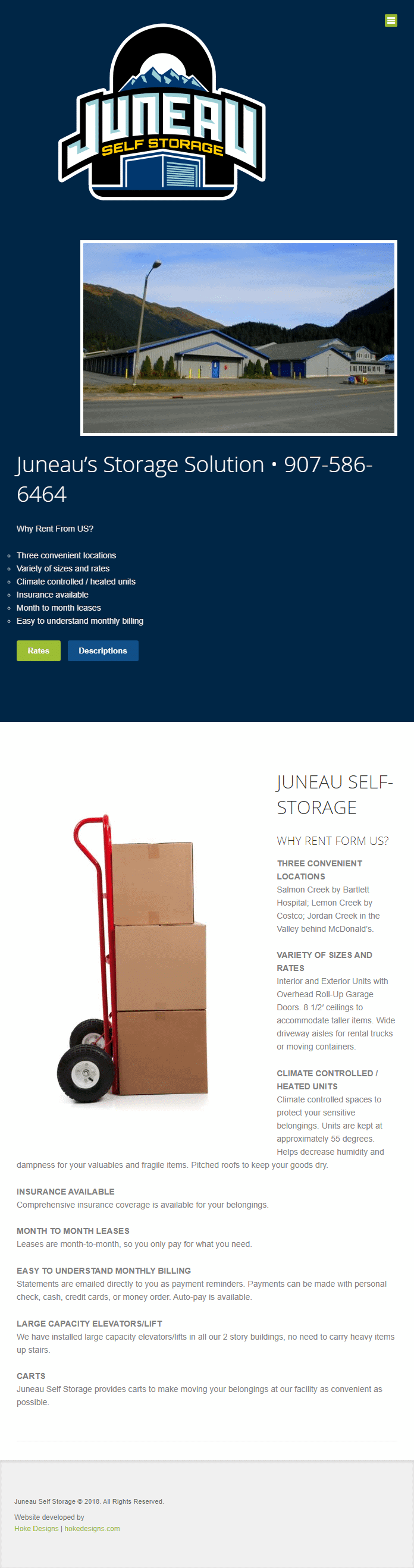 Self storage units in Juneau, AK for personal or business needs. Climate-controlled, accessible & affordable.