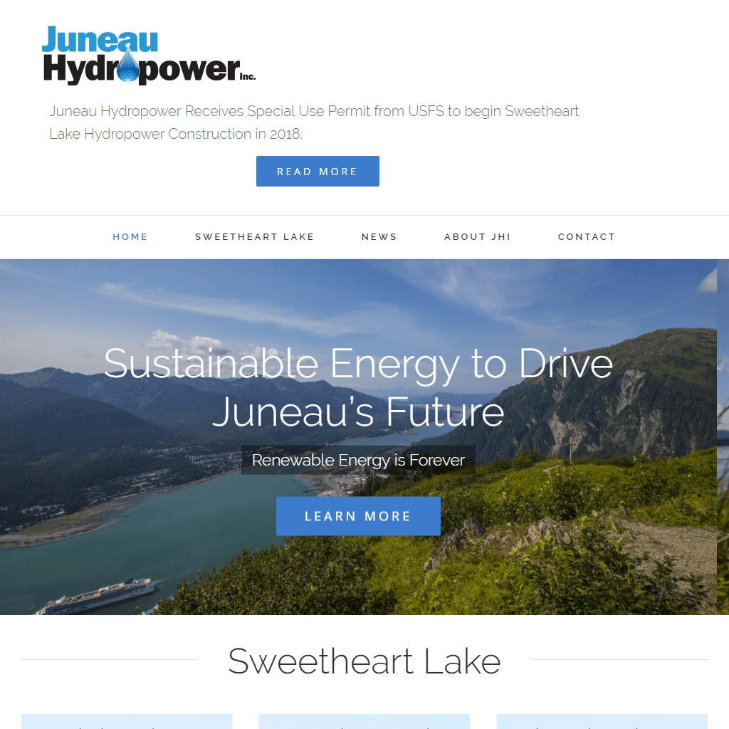 Hydropower renewable energy.