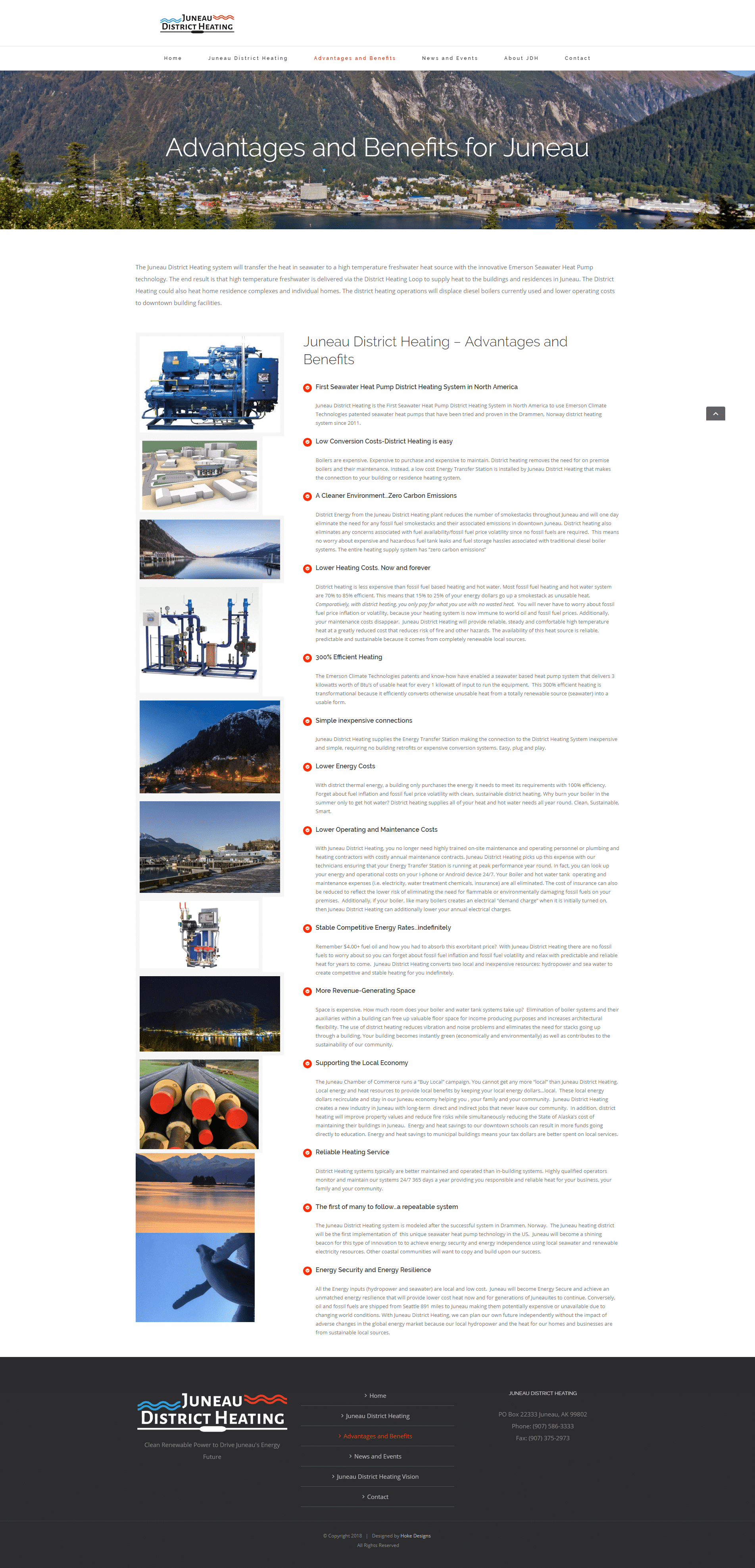 High-efficiency district heating system benefits Alaska.