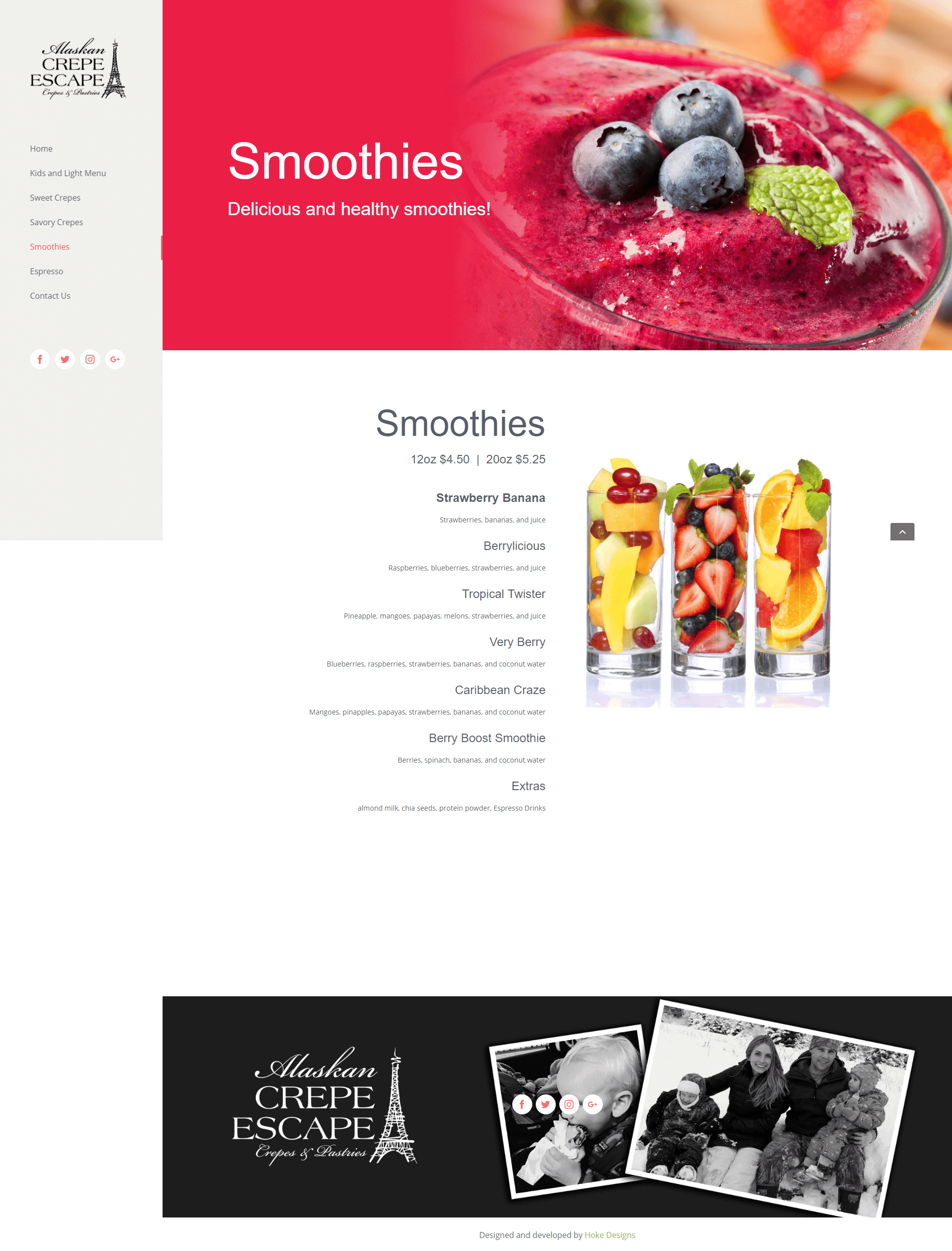 Colorful healthy smoothie with berries, fruits, and mint on top, perfect for nutritious drinks.