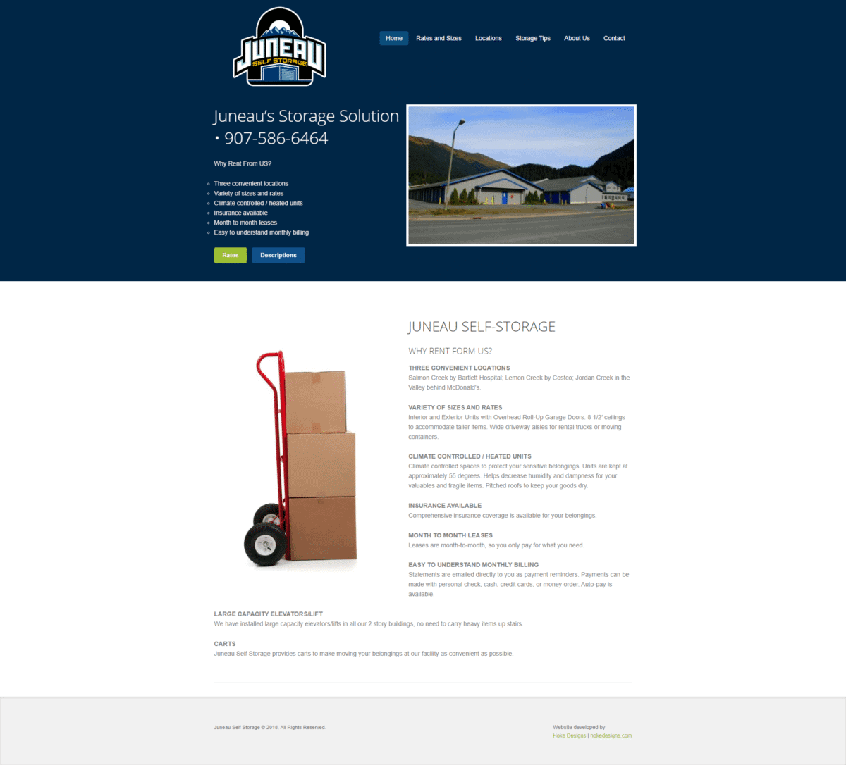 Juneau Self Storage Hoke Designs