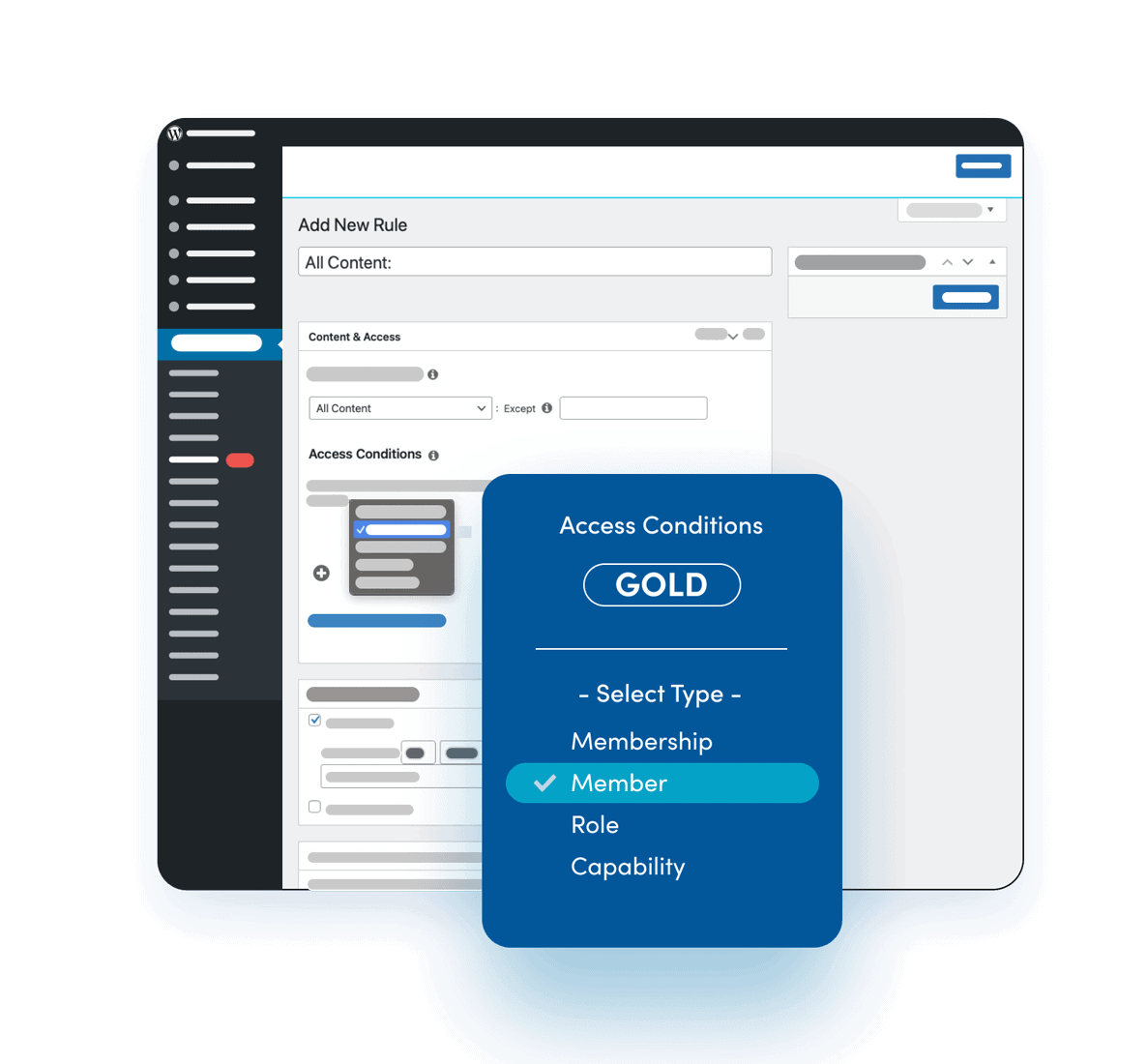 Membership access management for Hoke Designs website using WordPress.