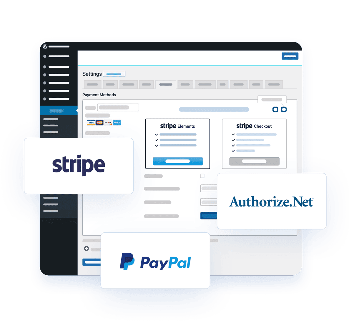 Secure payment options for ecommerce.