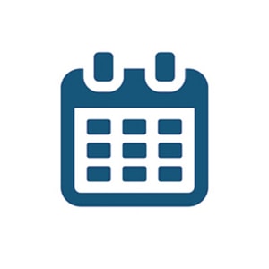 Elegant business logo with calendar icon, representing event planning and professional services.