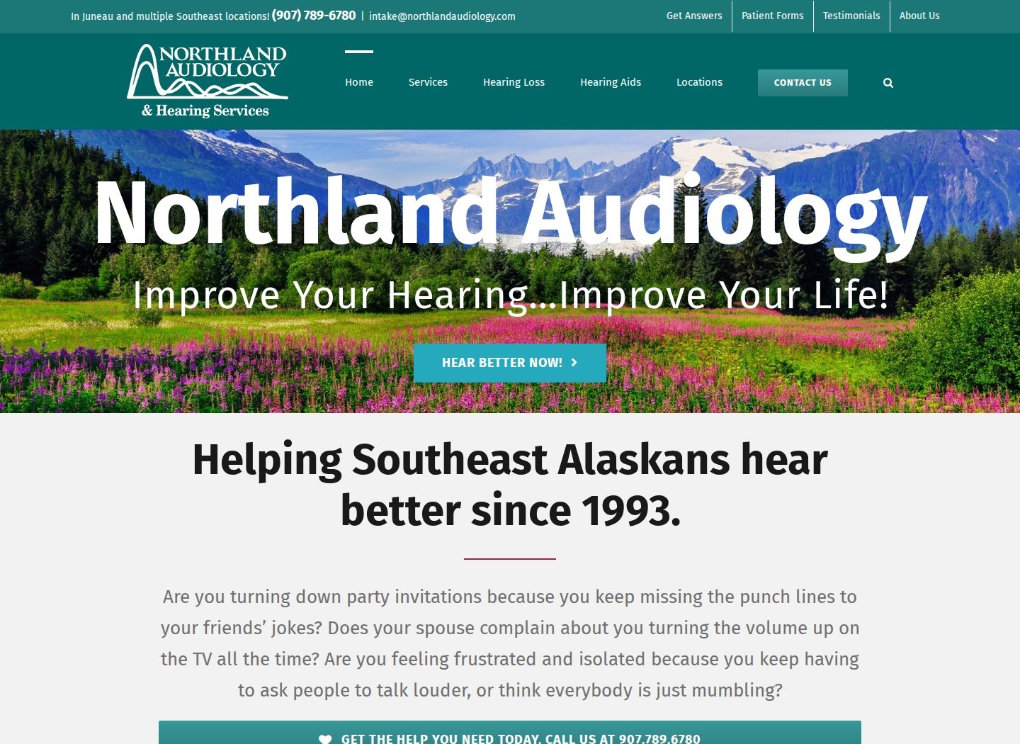 Northland Audiology website