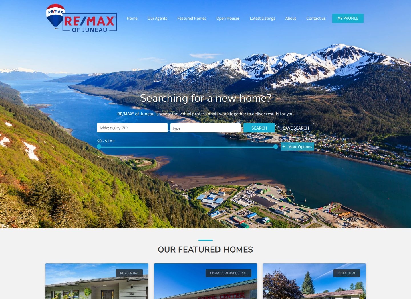 RE/MAX of Juneau website