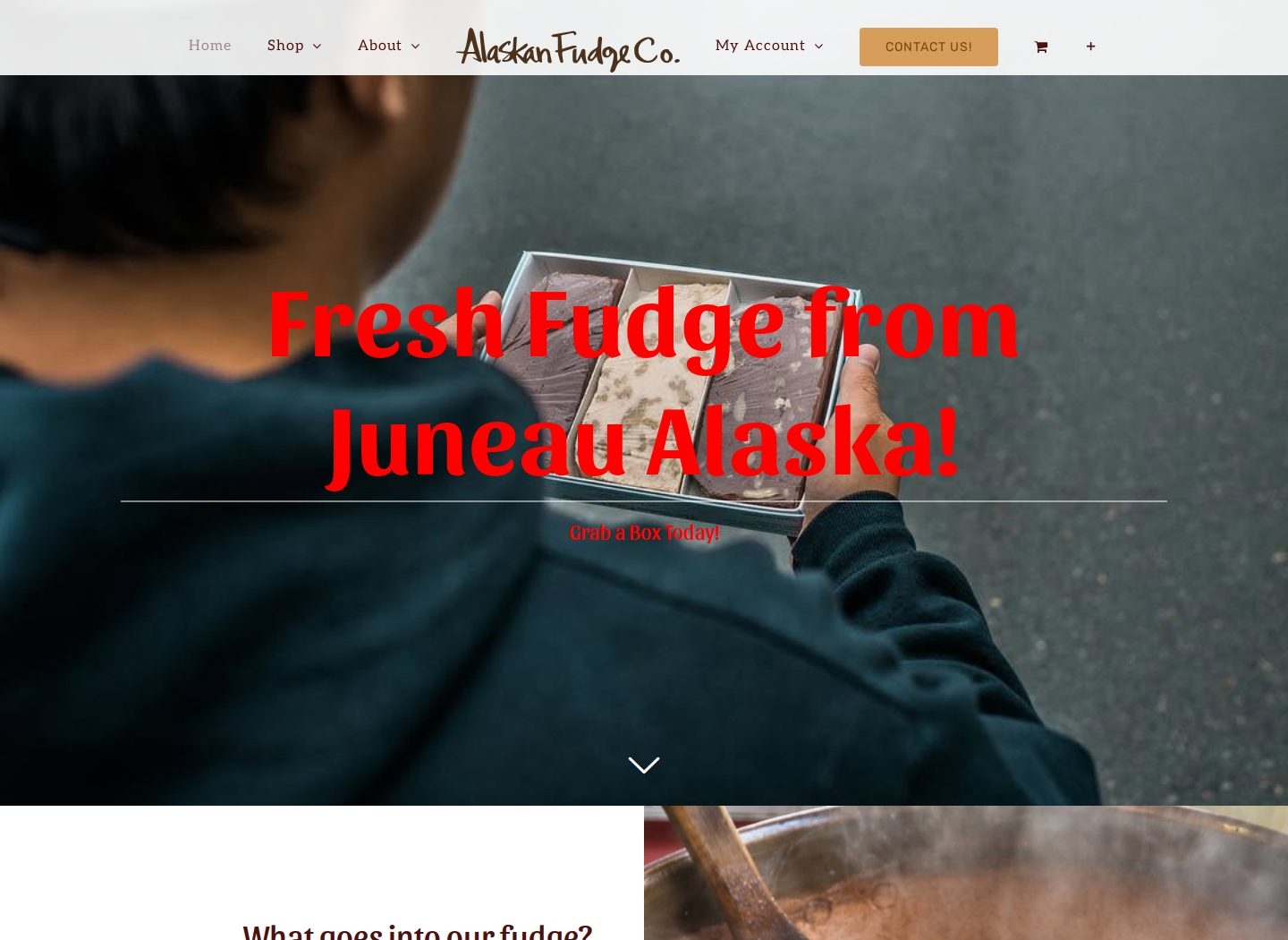Alaskan Fudge Company website