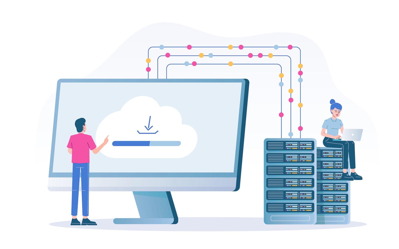 Managed hosting services for reliable website performance.
