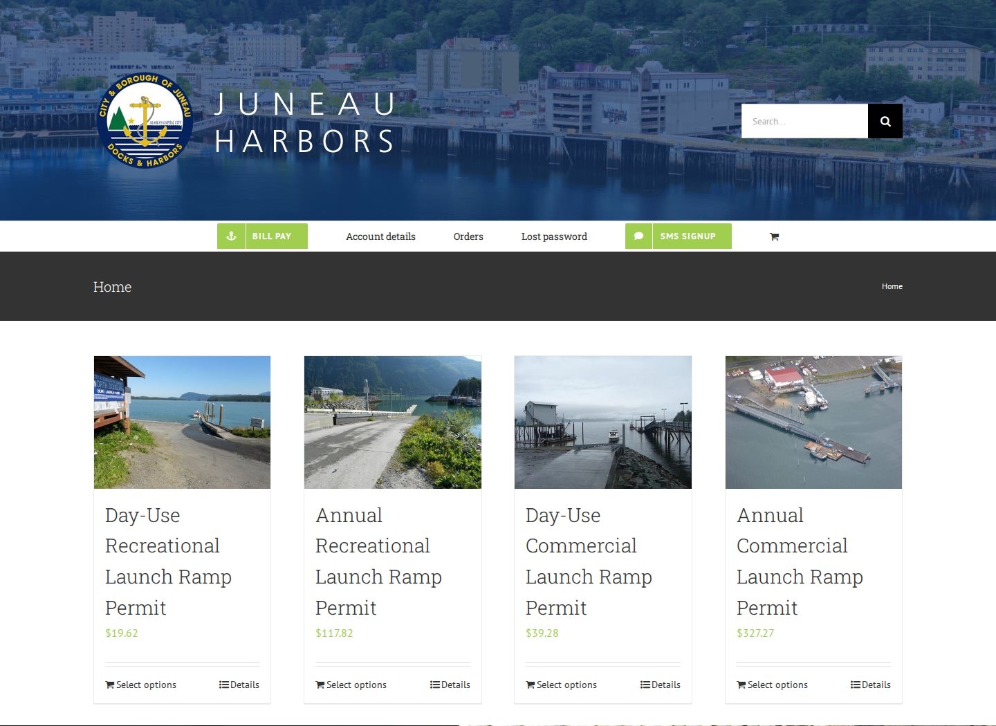 Juneau Docks & Harbors website