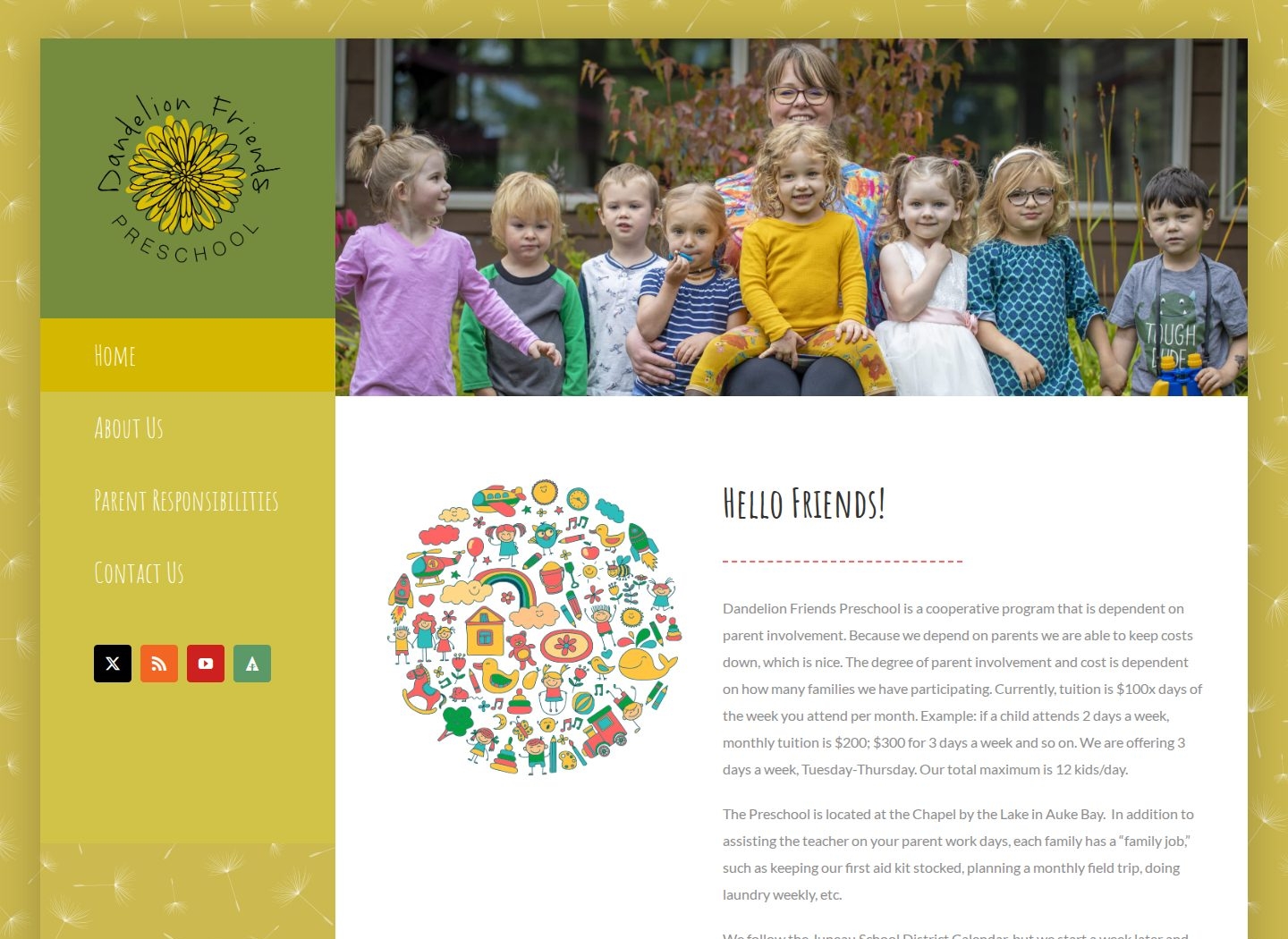 Dandelion Friends website