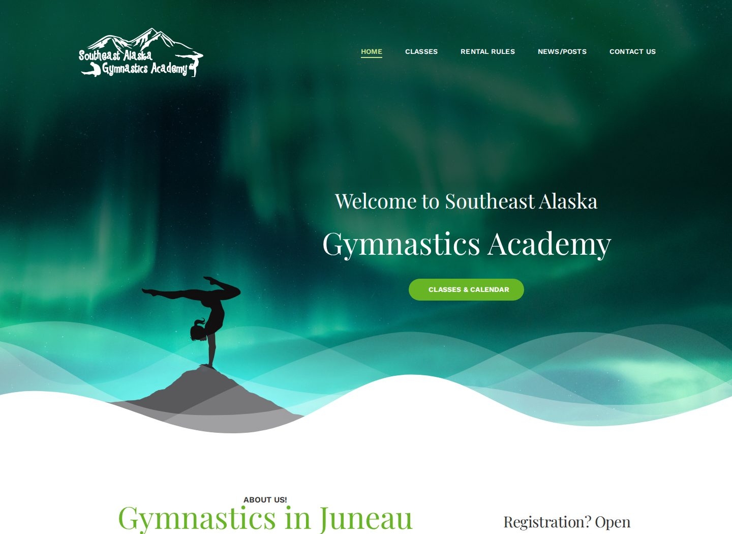Juneau Gymnastics website