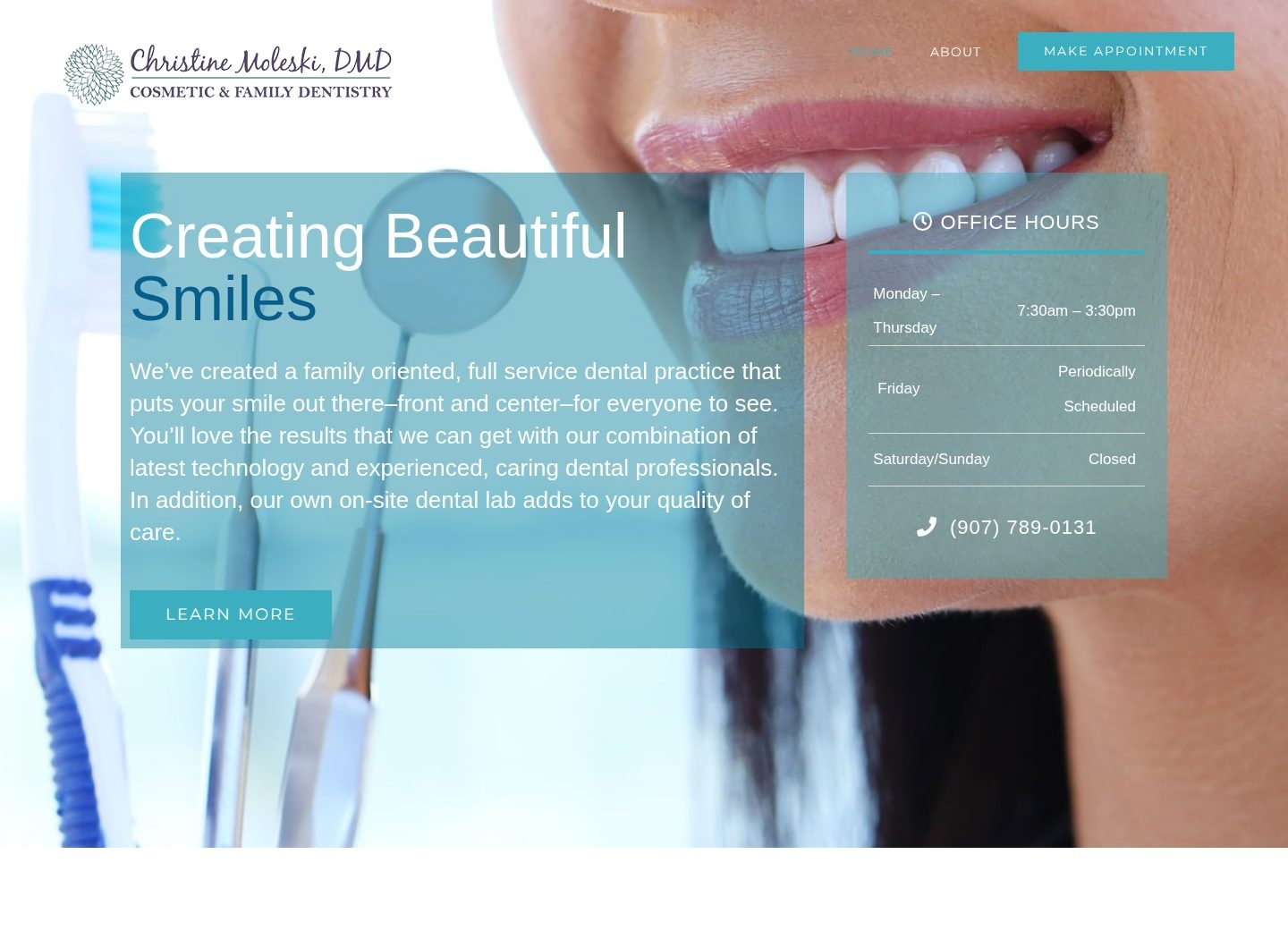 Christine Moleski, DMD website