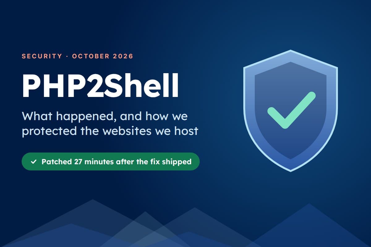 PHP2Shell: What It Is and How We Protected Your Website